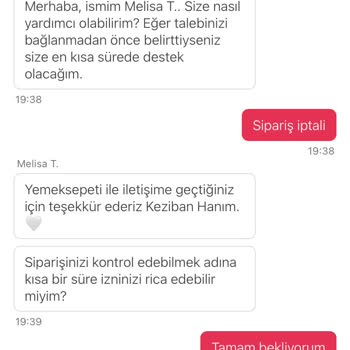 Sipariş İptali Ve Müşteri Hizmetleri Sorunu