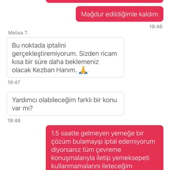 Sipariş İptali Ve Müşteri Hizmetleri Sorunu