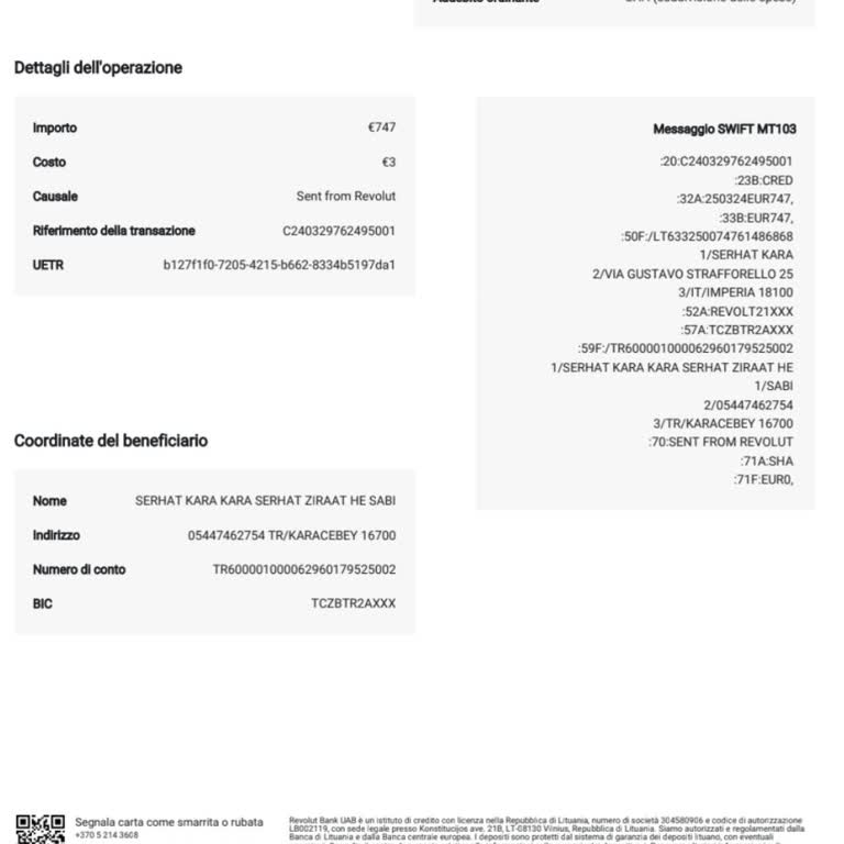 Ziraat Hesabına Yurt Dışı Para Transferi Sorunu