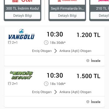 Muş Yolu Turizm'den Aldığım Biletin Seferi Görünmüyor