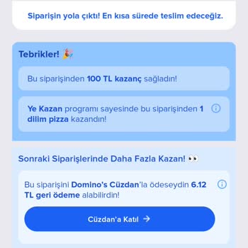 Domino's Teslimat Süresi Hayal Kırıklığı