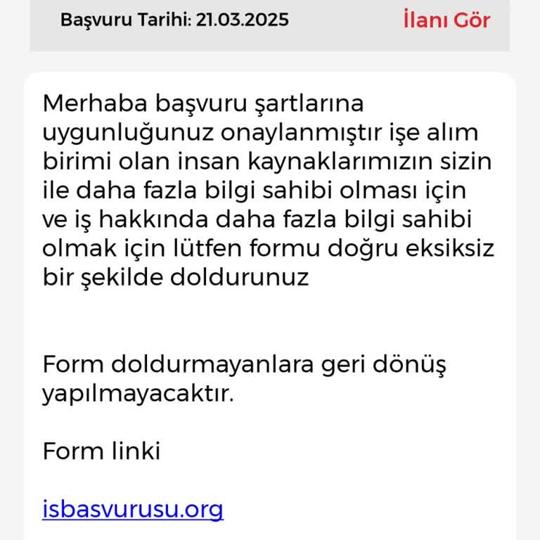 İşin Olsun Uygulamasında Güven Sorunu