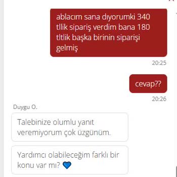 Yanlış Sipariş Ve İletişim Sorunları: İftar Vakti Mağduriyeti
