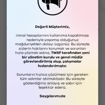 İninal Hesabımdan Para Çekememe Sorunu: Acil Yardım Bekliyorum