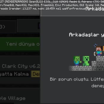 Minecraft Bağlantı Sorunu