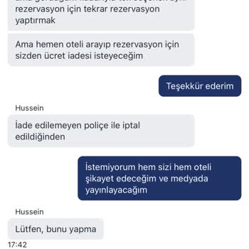 Rezervasyon İptali Sonrası Çözüm Bulamama Sorunu