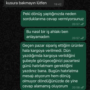 Sipariş Verildi Ama Kargo Yok: Müşteri Hizmetleri Yanıtsız