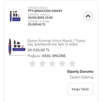 Yanlış Ve Orijinal Olmayan Dyson Airwrap Teslimatı