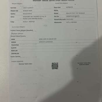 Bakım Sonrası Açılmayan Laptop Kabusu