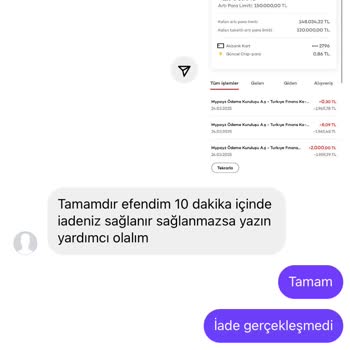 İade Edilmeyen Para Ve Mağduriyet