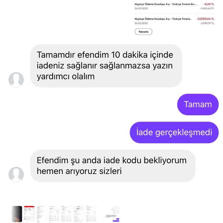 Yanıltıcı Alışveriş Deneyimi: Para İadesi Yapılmadı Ve Engellendim!