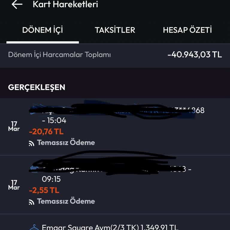 İş Bankası Kredi Kartımdan Bilgim Dışı İşlem Ve Yetersiz Destek
