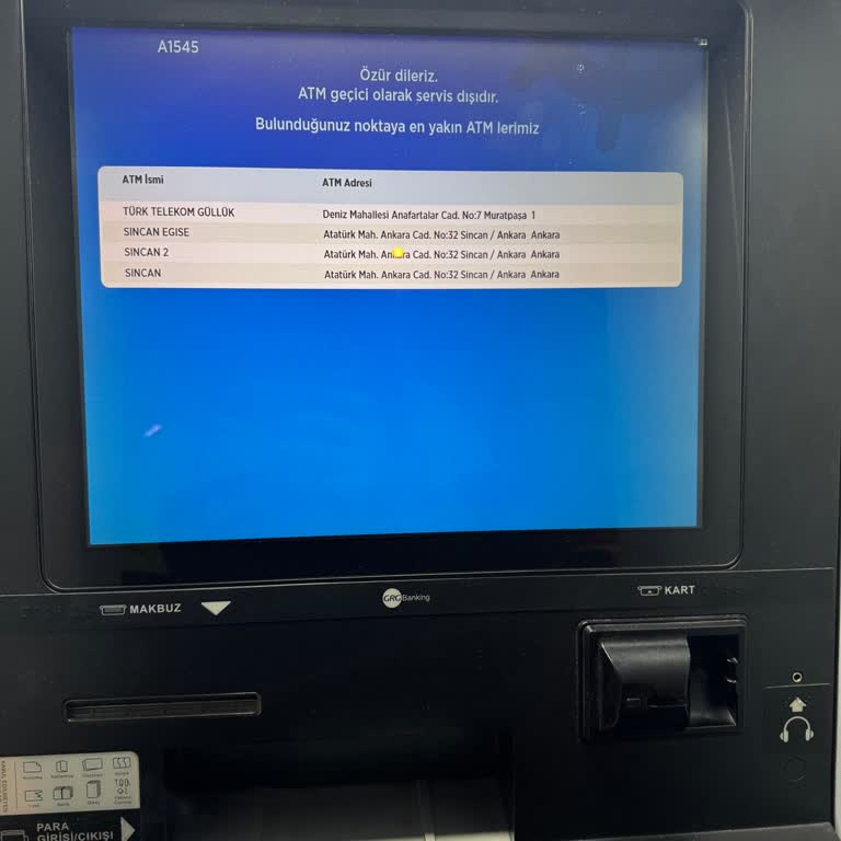 ATM'de Kaybolan Ameliyat Param