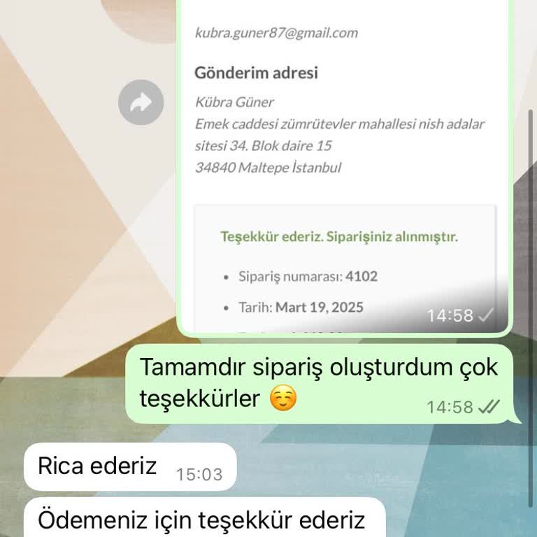 Sipariş Teslim Edilmedi WhatsApp'tan Engellendim