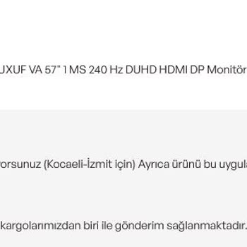 Yanıltıcı Kargo Firması Bilgisi Ve İletişimsizlik