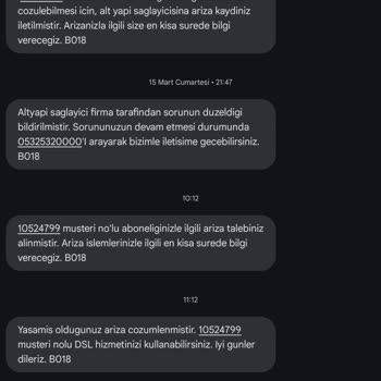Superonline Sürekli Kopan ve Çözüm Sunmayan İnternet Hizmeti