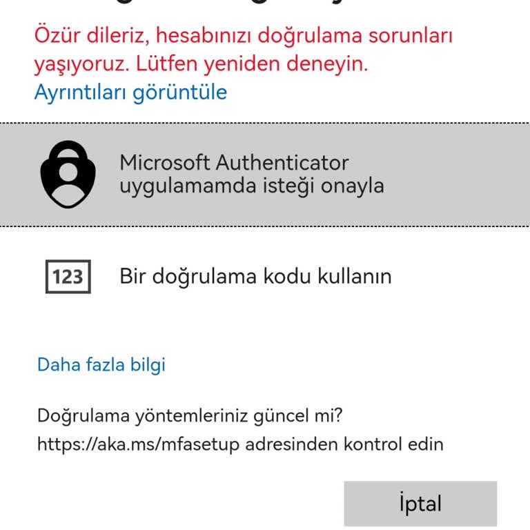 Authenticator Sorunu: Hesabımı Kurtarın