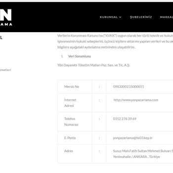 Teslimat Belirsizliği Ve Yanıltıcı İletişim Bilgileri