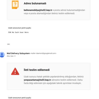 Teslimat Belirsizliği Ve Yanıltıcı İletişim Bilgileri