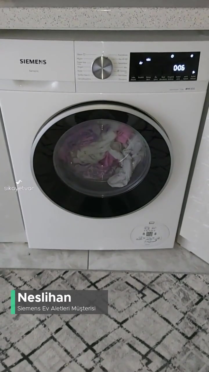 Siemens Ev Aletleri Eşyalarımın Tüylenmiş Çıkması Ve Makinenin Savrularak Sıkma Yapması! videonun kapak resmi