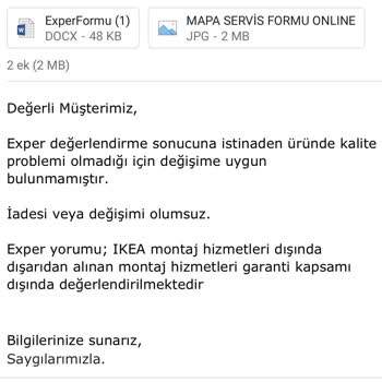 IKEA'nın Üretim Hatasını Müşteriye Yüklemesi