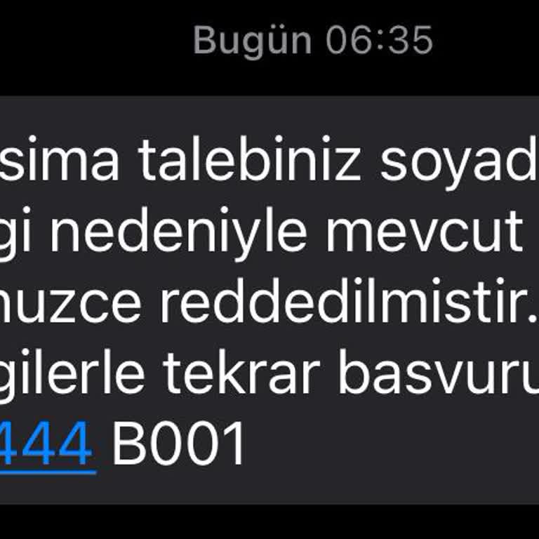 Numara Taşıma Başvurum Sürekli Reddediliyor