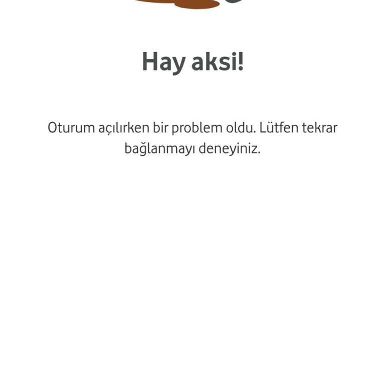 Vodafone Hediye Çarkı Hatası: Sürekli Tekrar Deneyin Uyarısı
