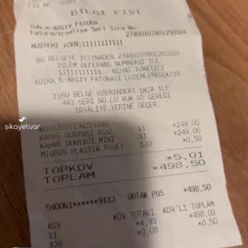 Kahve Dünyası Tambol Mini Çikolata Paketi Boş Çıktı!