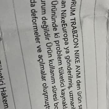 Ayakkabının Yırtılması Ve Mağaza İlgisizliği