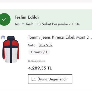 Boyner'den Gelen Ürün Üzerinde Alarm Unutulmuş