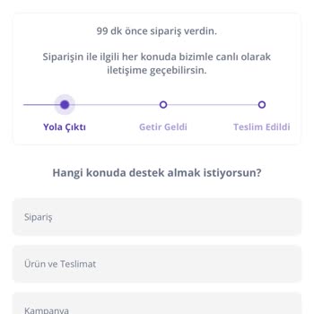 Getir Market Sipariş Gecikmesi Ve Yetersiz Destek