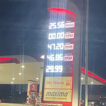 Benzin İstasyonunda Zam Öncesi Benzin Yok