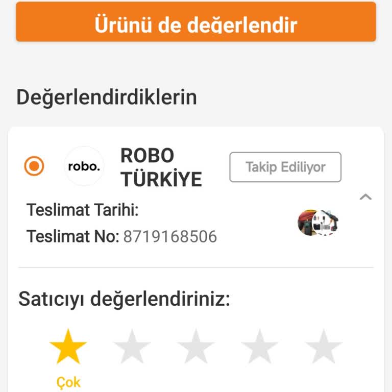 Robo Ürünü Ve Servis Hizmetinde Büyük Hayal Kırıklığı