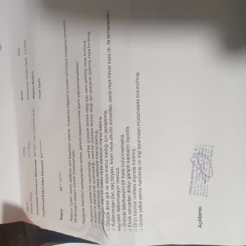 Garanti Kapsamında Değişim Sözü Tutulmadı