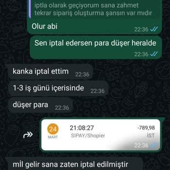 İptal Edilen Siparişin Ücreti Neden İade Edilmiyor?