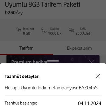 Vodafone Taahhüt İhlali Ve Artan Fatura Şikayeti