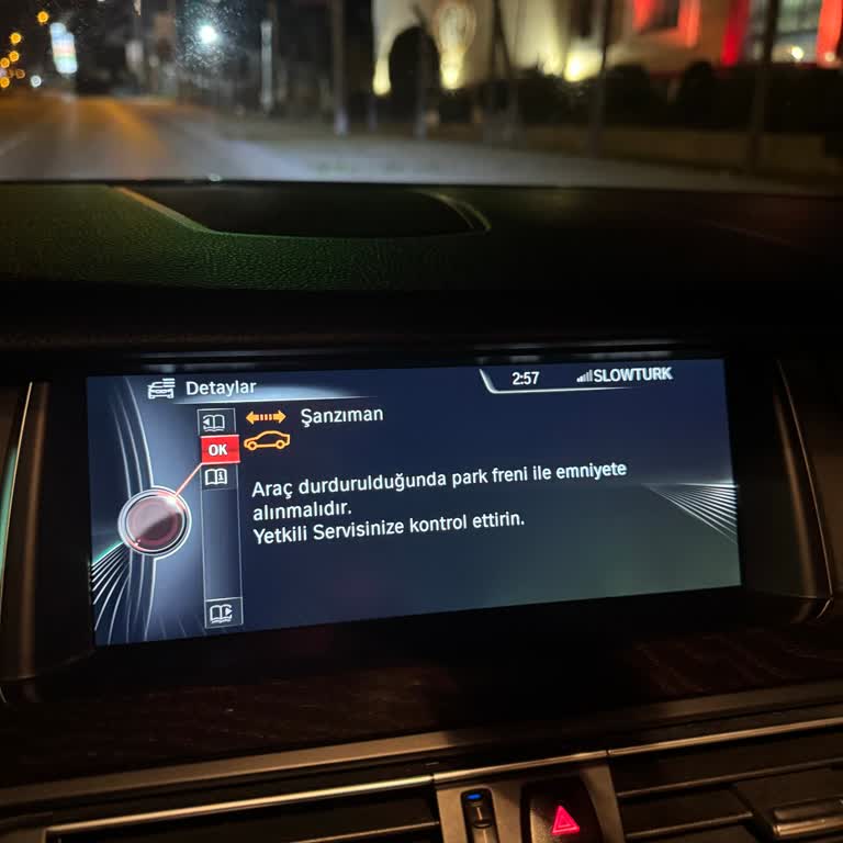 BMW F10 Vites Ve Park Freni Sorunu