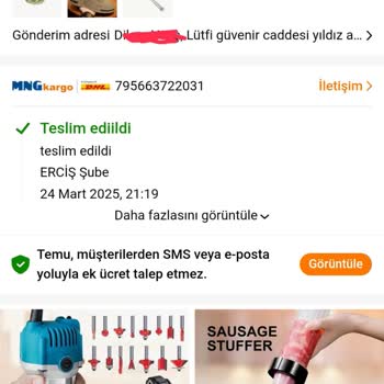 Yanlış Teslimat Adresi Ve Eksik Bilgilendirme Sorunu