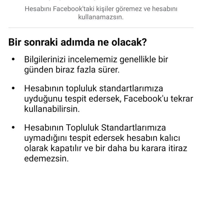 Facebook Hesabım Engellendi, Yardım İstiyorum