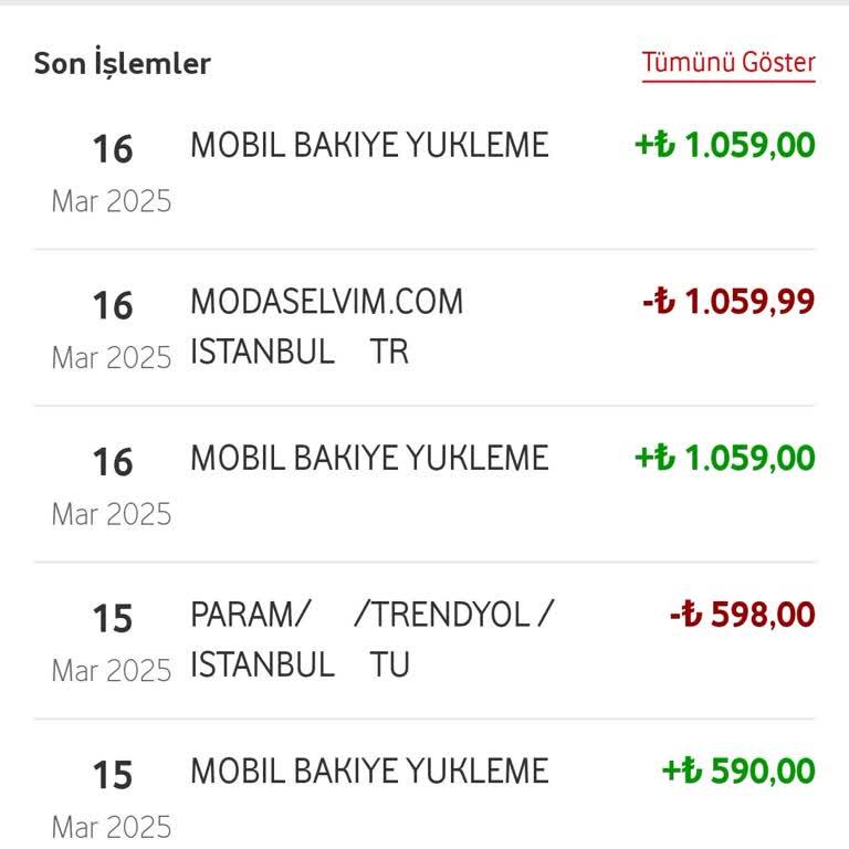 Vodafone Pay Kartımda Bloke Sorunu