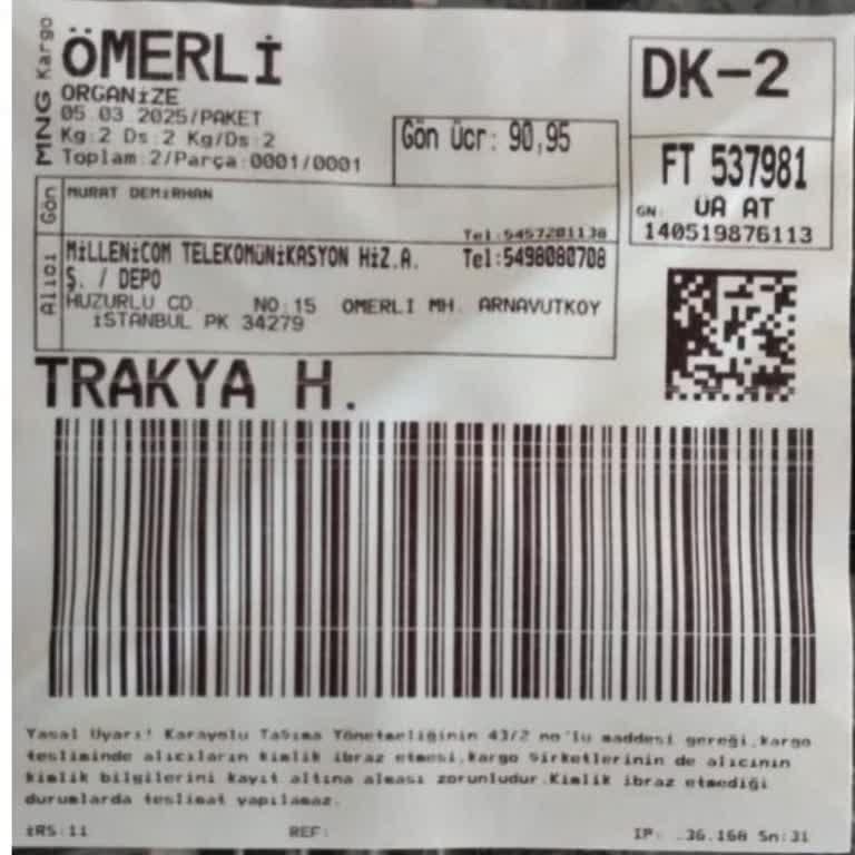 Kayıp Kargo Nedeniyle Haksız Fatura Sorunu