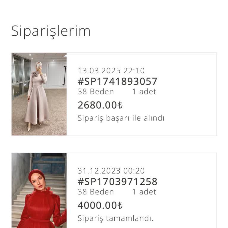 Kargolanmayan Abiye Siparişi Mağduriyeti