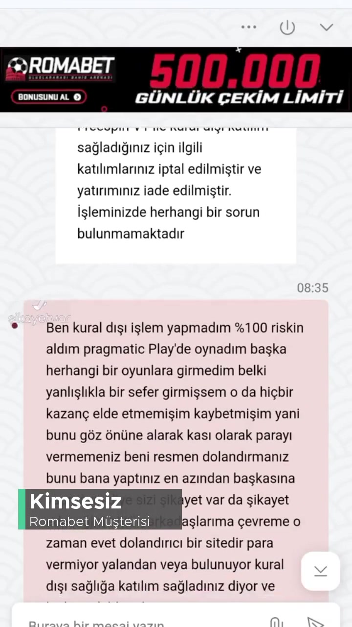 Romabet Asla Para Ödemez! videonun kapak resmi