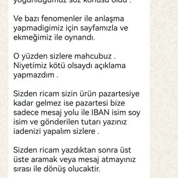 Çikolata Siparişim Hüsranla Sonuçlandı