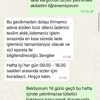 İade Edilmeyen Ücret Ve Kusurlu Ürün Sorunu