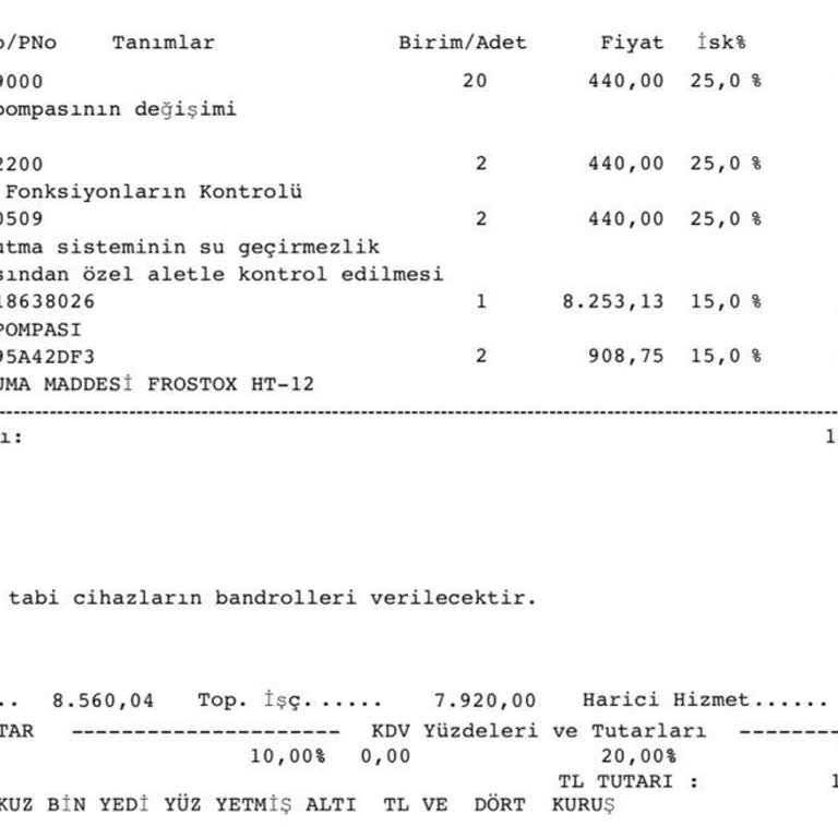 Kronik Su Pompası Arızası Ve İyi Niyet Garantisi Sorunu