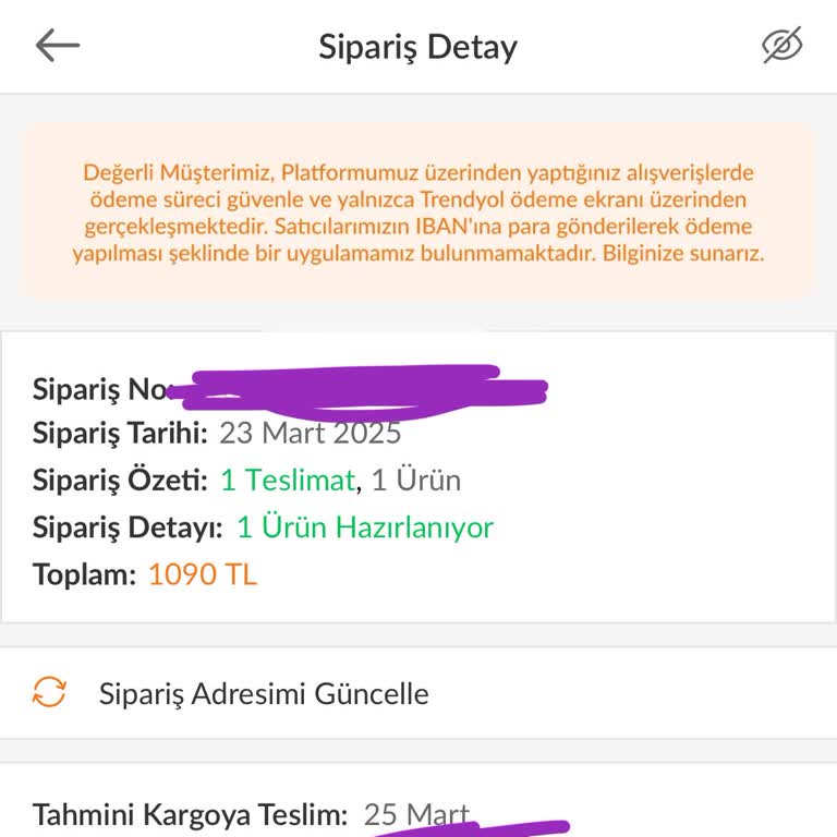 Trendyol'dan Alınan Ayakkabının Kargoya Verilme Süresi Sürekli Uzatılıyor