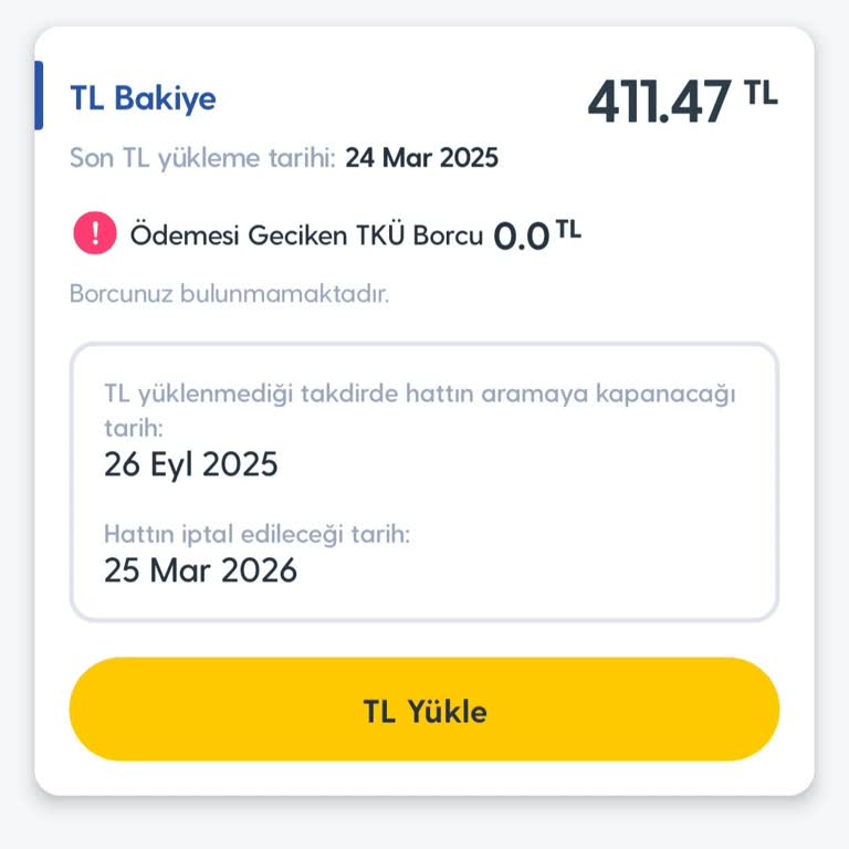 Yanlış TL Yüklemesi Sonrası İade Sorunu