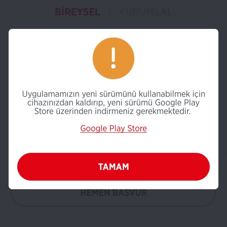 Ziraat Mobil Uygulama Güncelleme Sorunu Ve Giriş Problemi