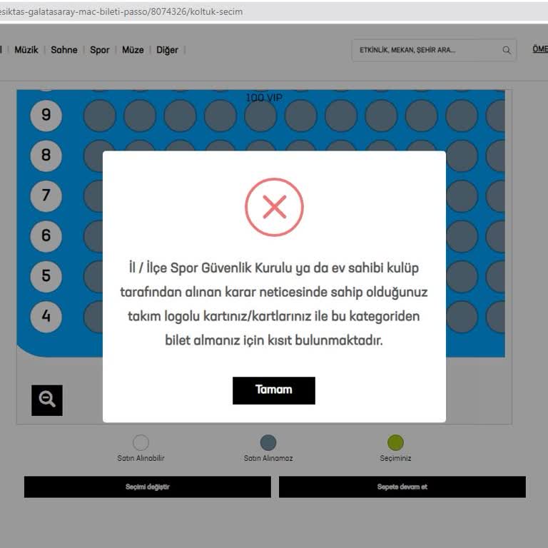 Passolig İptali Yüzünden Mağduriyet Yaşıyorum